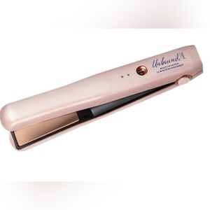 Unbound Petite Cordless Travel-size Pink Hair Straightener Small